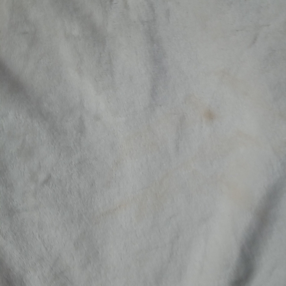 Pottery Barn Cream Faux‐Fur Tie-Belt Robe with Pockets Luxe Lounge Size Medium - Picture 8 of 8